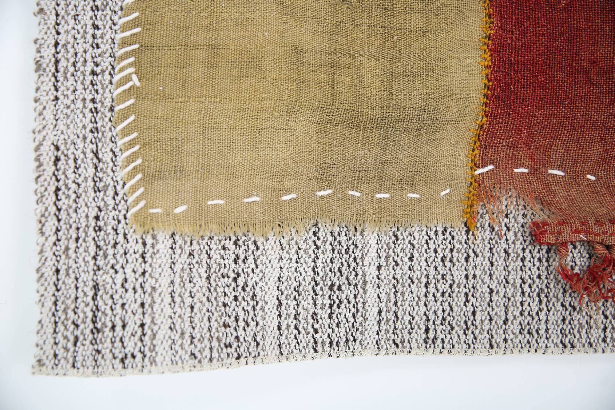 Tapisserie Murale Textile Vintage, Tenture Design, Art Textile, 88x106 Cm
