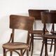 Set of antique chairs (circa 1920). Set of 4 pieces