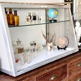 Old stainless steel window