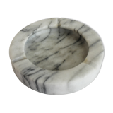 Round ashtray in vintage marble