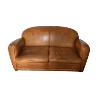 Leather club sofa