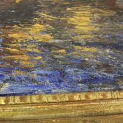 Huile sur panneau "le port de Marseille" vers 1950