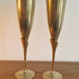 Coupe champagne laiton 1970
