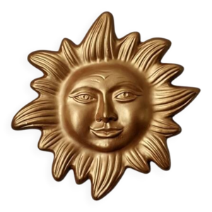 Soleil en terre cuite