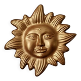 Golden terracotta sun handmade boho bohemian wall decor