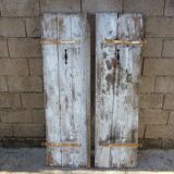 Pair of old shutters