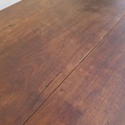 Rustic monastery farmhouse table, antique, 19th century, made of walnut.