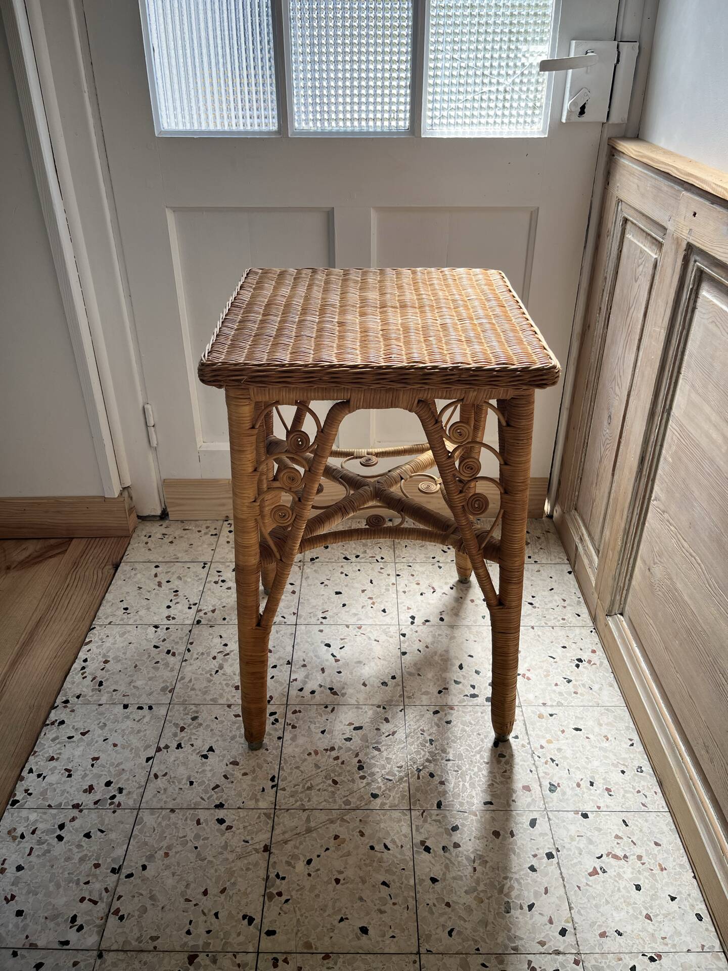 Peacock side table