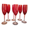 Ruby red flutes