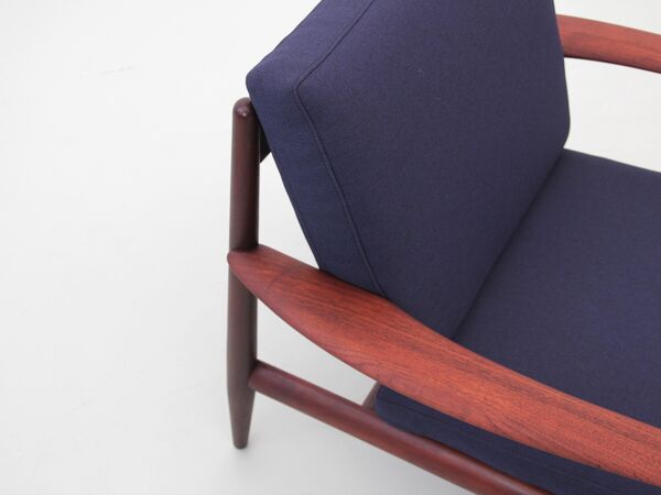 Paire de fauteuils scandinave en teck modele 118 par Grete Jalk