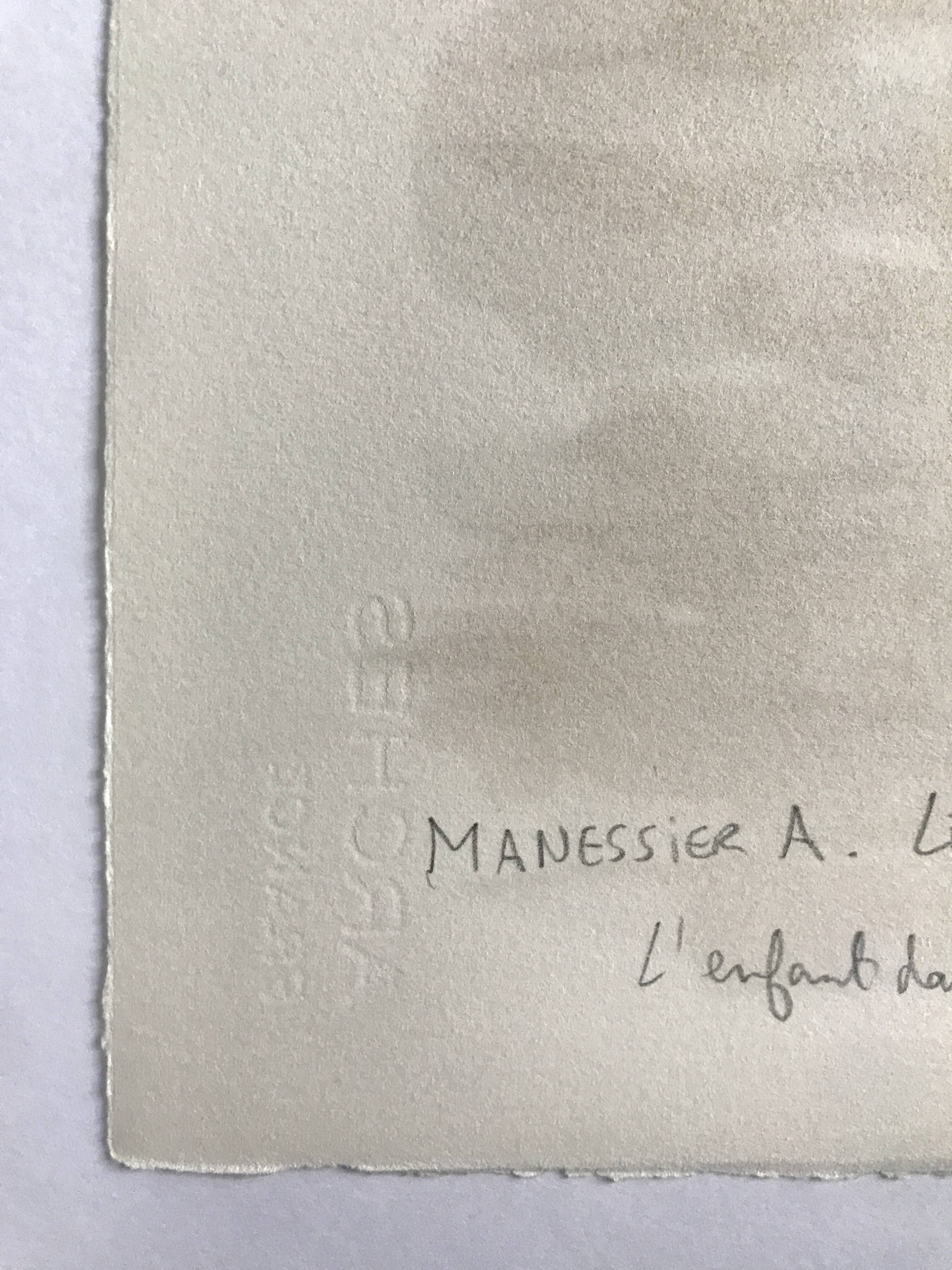 Alfred MANESSIER, The Bridges of Paris, 1978. Original lithograph