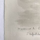 Alfred MANESSIER, The Bridges of Paris, 1978. Original lithograph