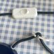 Vintage blue metal desk lamp