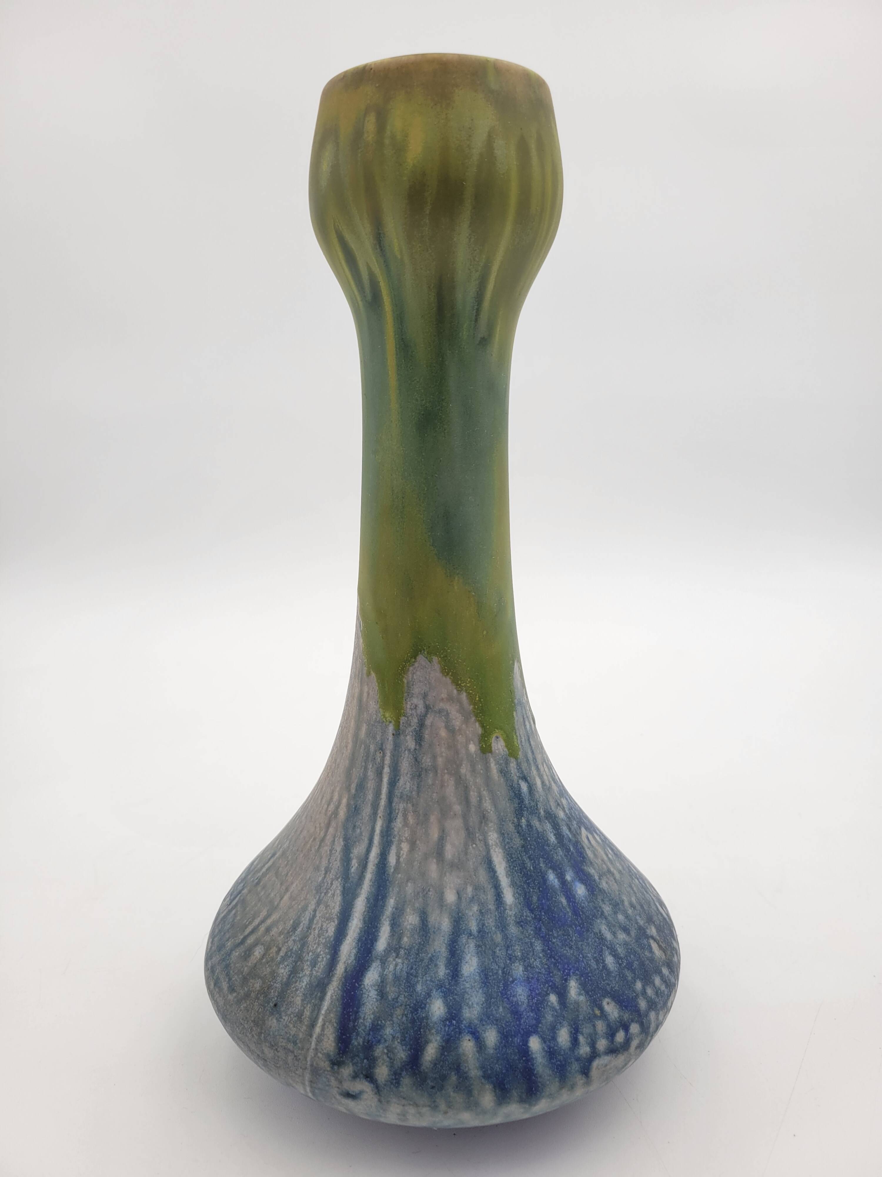 Art Deco stoneware vase Gilbert Metenier