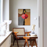 Colorful acrylic canvas 73x60 cm "The last of the kisses"