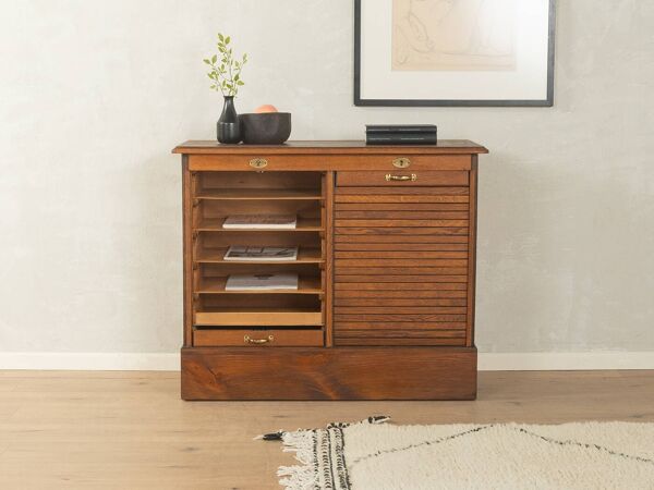 Cabinet à rouleau Art Déco unique des années 1930