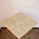 Modernist stone table from the 1970s – aluminum, vintage