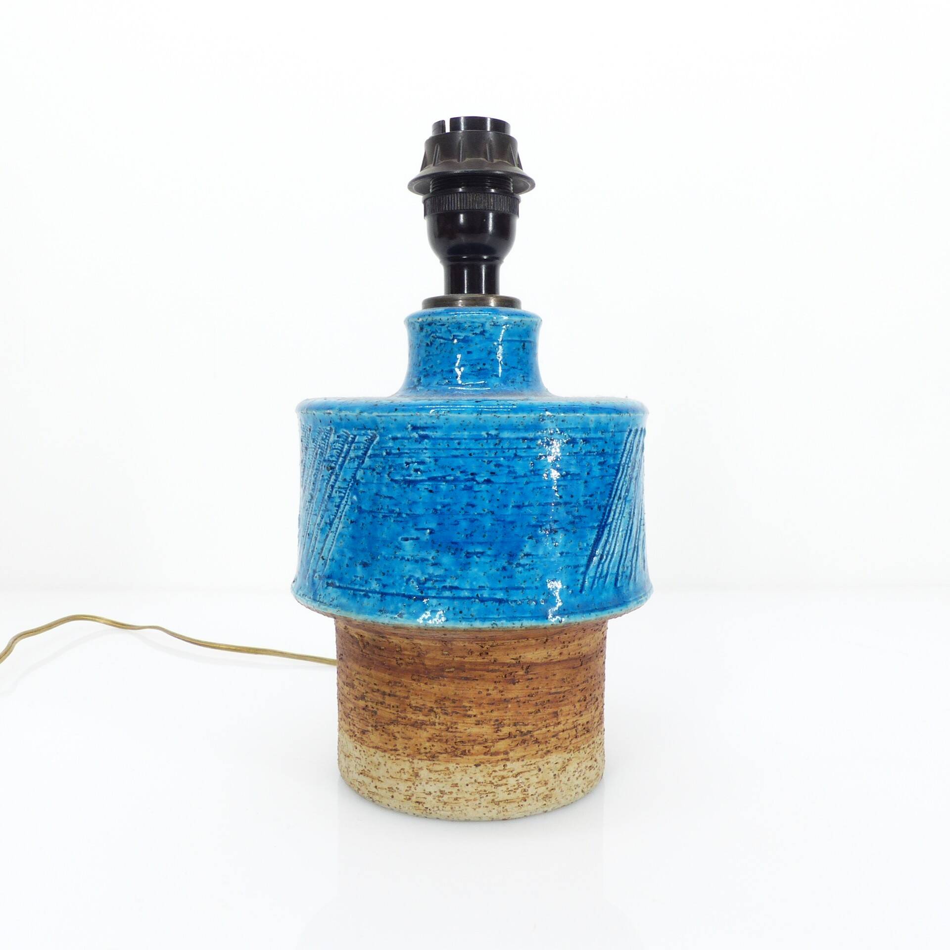 Scandinavian ceramic desk or bedside lamp, Inger Persson for the