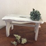 Wooden bench in the country spirit