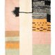 Berbere carpet beni ouarain ecru with colored parts 183 x 134 cm