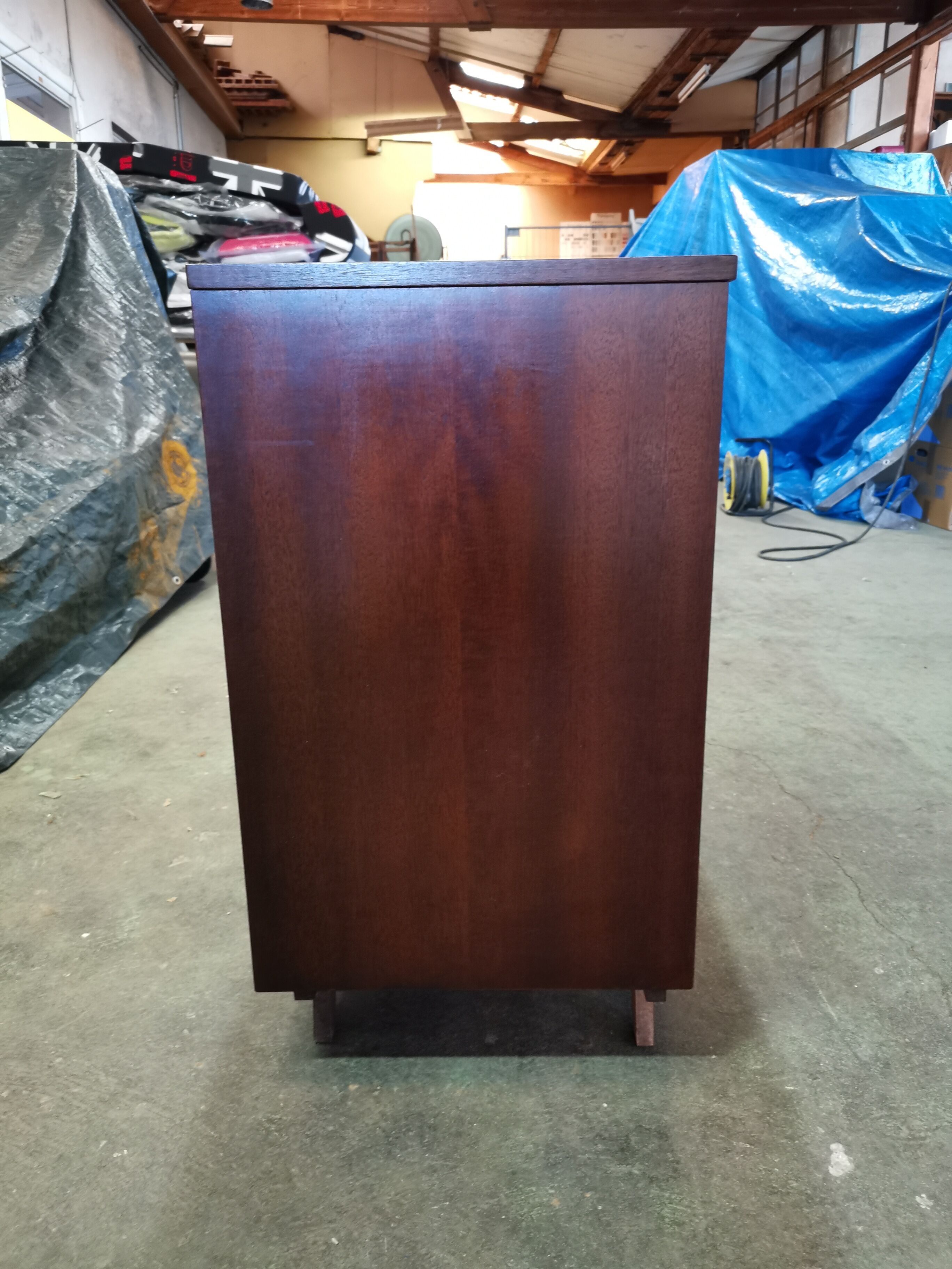 Commode vintage à quatre tiroirs, années 60-70