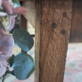 Large solid oak farmhouse table with two drawers 260 cm x 100 cm