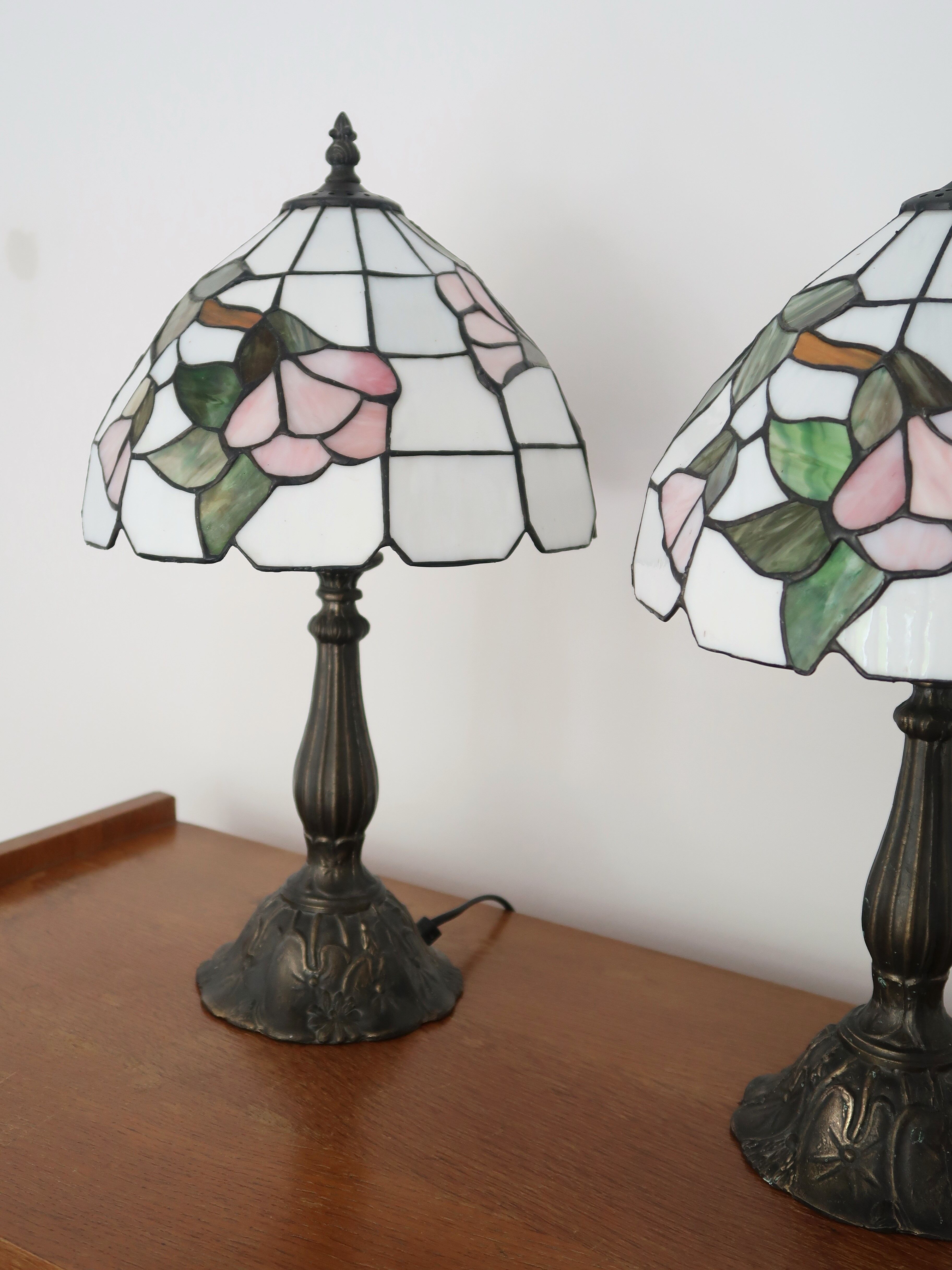 Pink Tiffany lamp