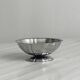 Lot de 9 coupelles basses en métal inox brillant