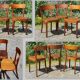 Mix 6 chairs bistro Horgen-Glarus and Lutterbach 40s/50s