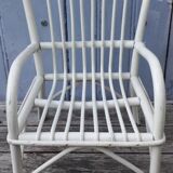 White child rattan chair