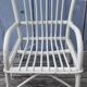 Fauteuil en rotin enfant blanc