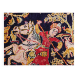 Tapis d'orient persan fait main Ghoum en soie 168 x 105