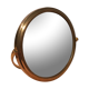 Vintage magnifiing gold round barber mirror