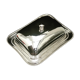 English silver butter dish