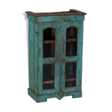 Indian green antique showcase