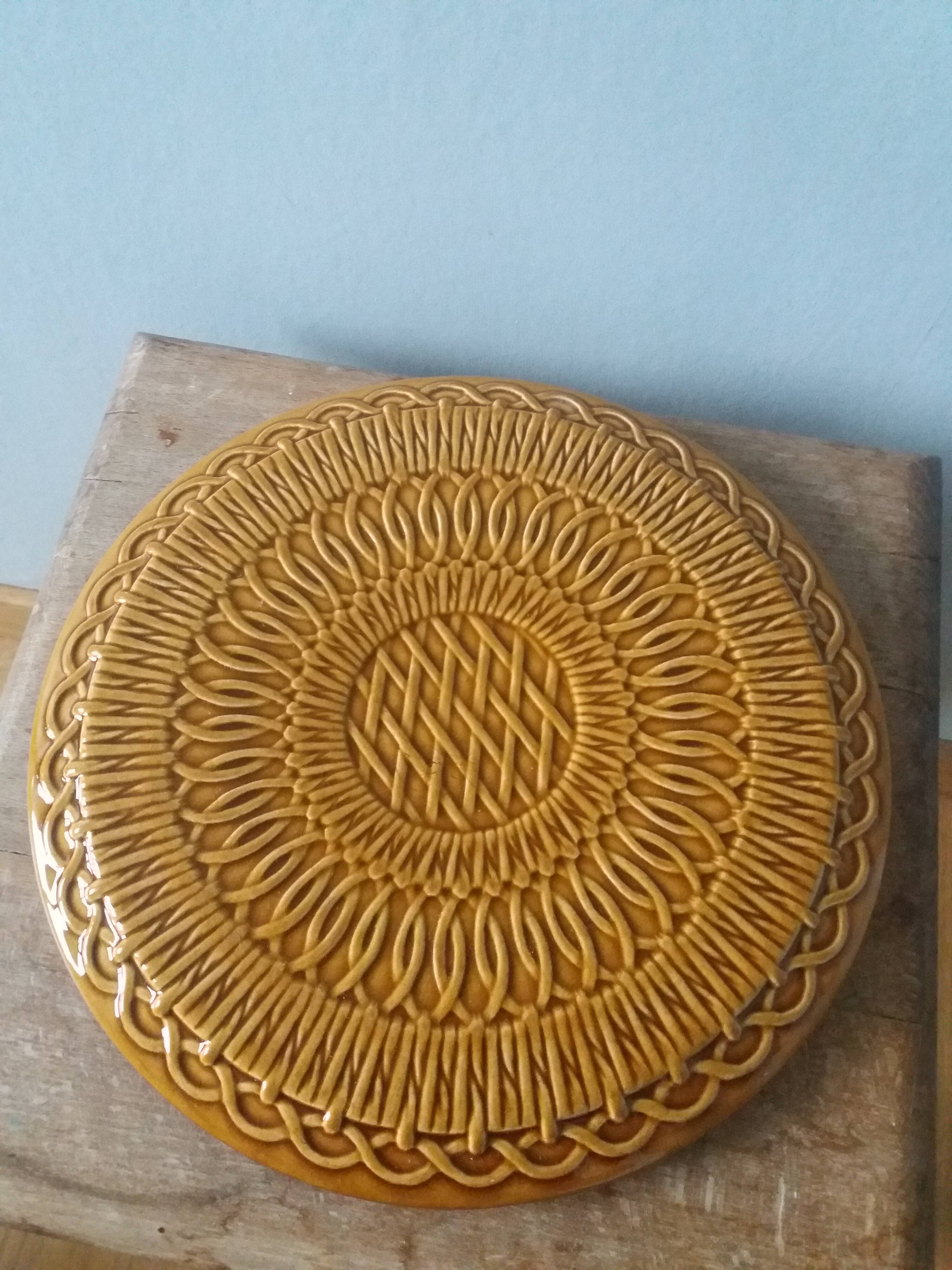 Gien Val d'Or braided effect slip tray
