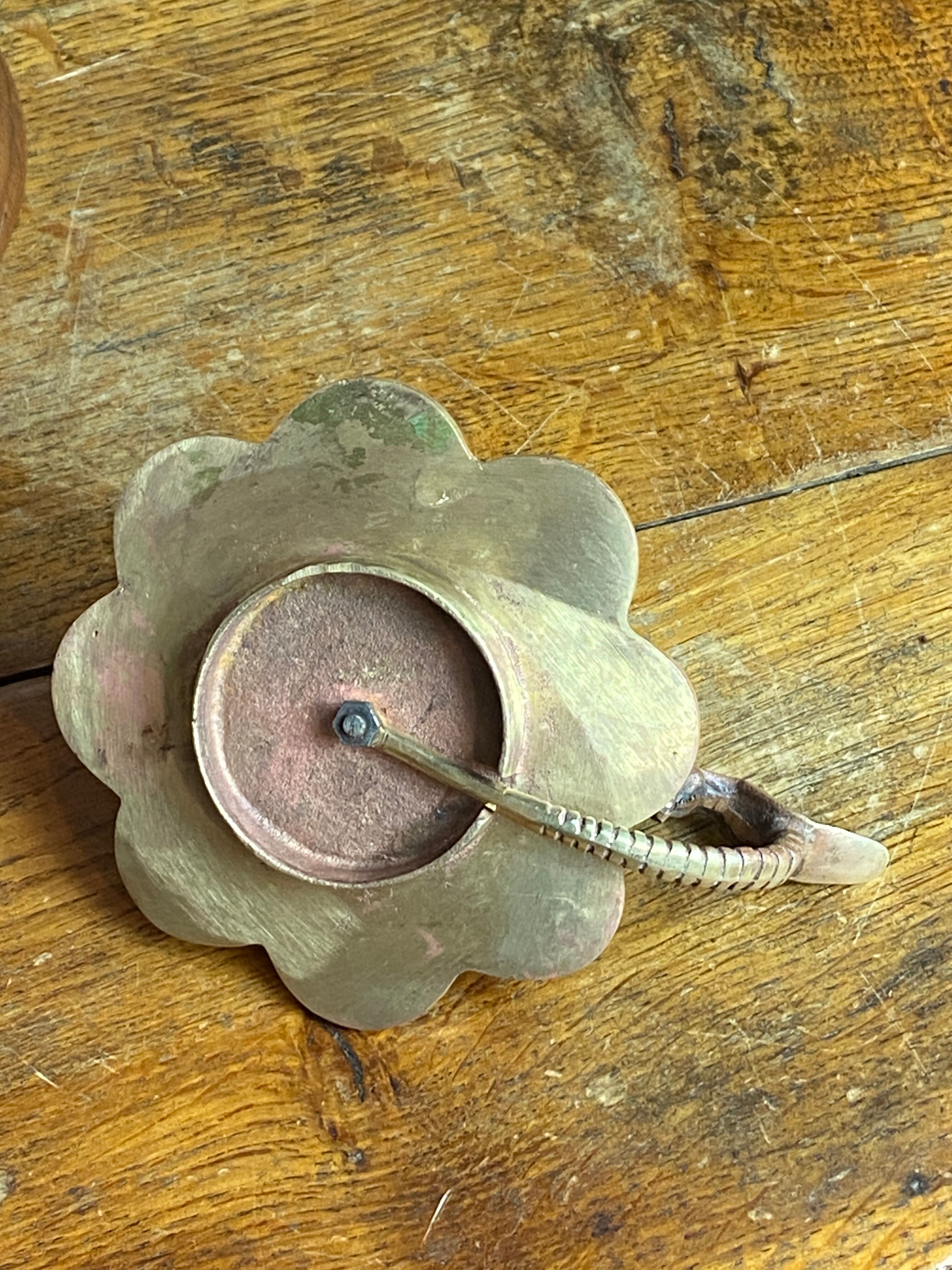 Bronze candlestick, card game decoration