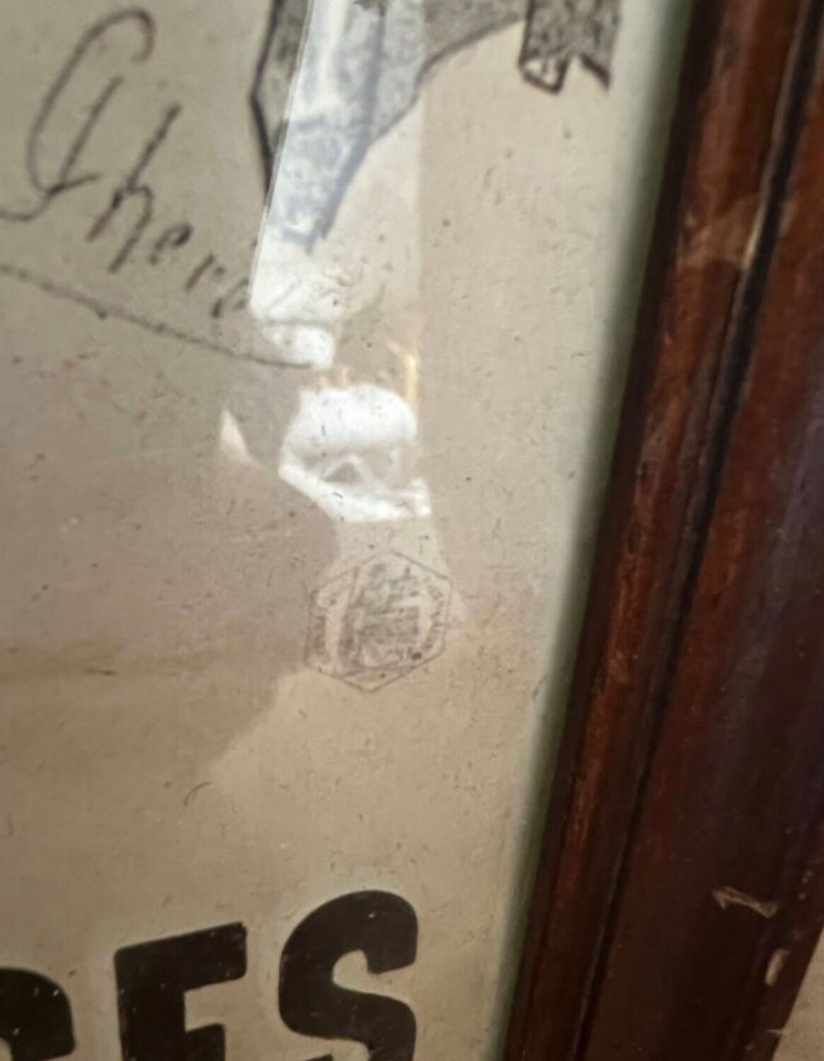 Framed vintage orchestra poster