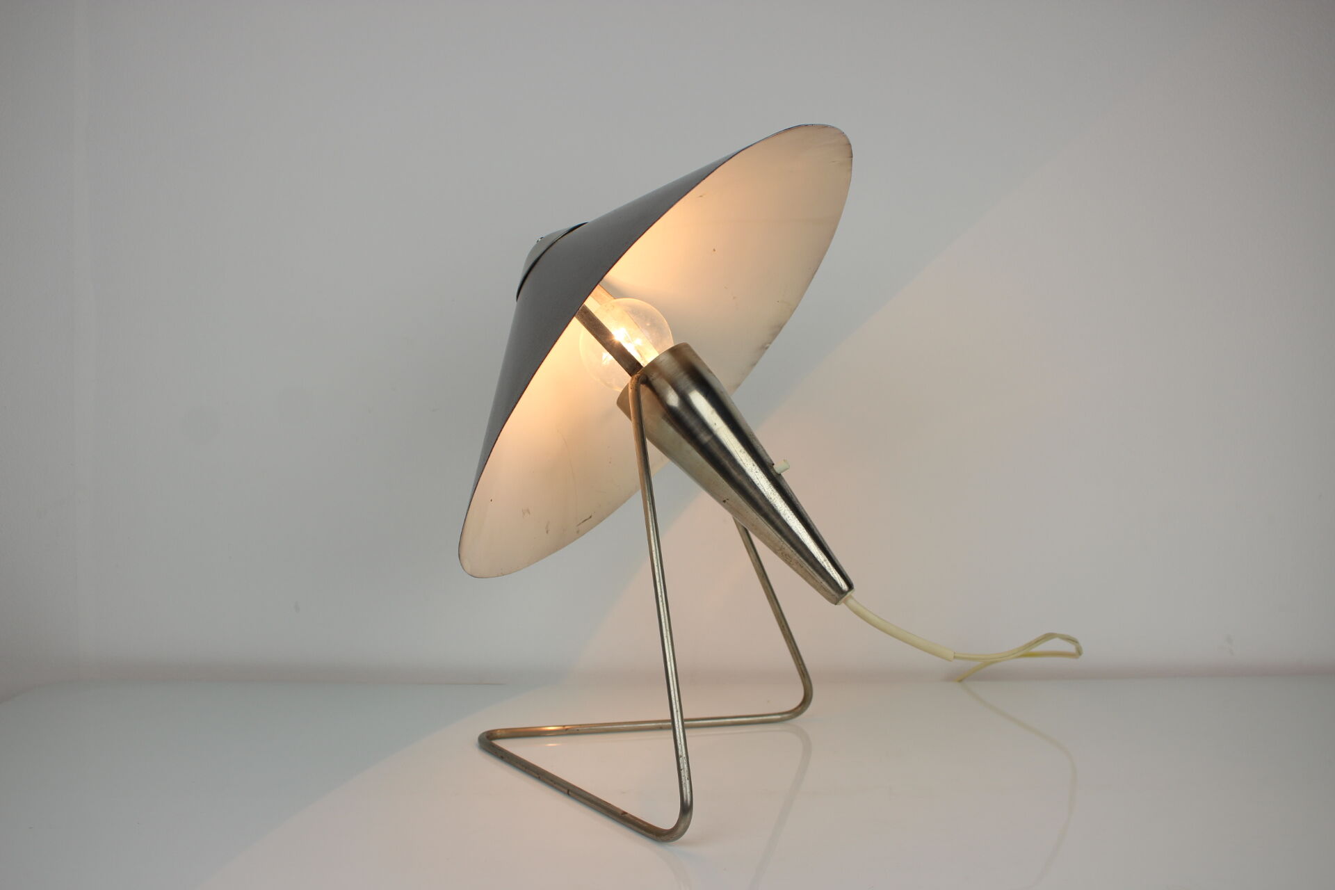 Metal Table Light by Helena Frantova for Okolo, 1960's