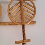 Bamboo coat rack