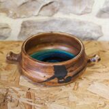 Set of 8 ceramic fondue pots from La Colombe pottery