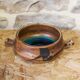 Set of 8 ceramic fondue pots from La Colombe pottery
