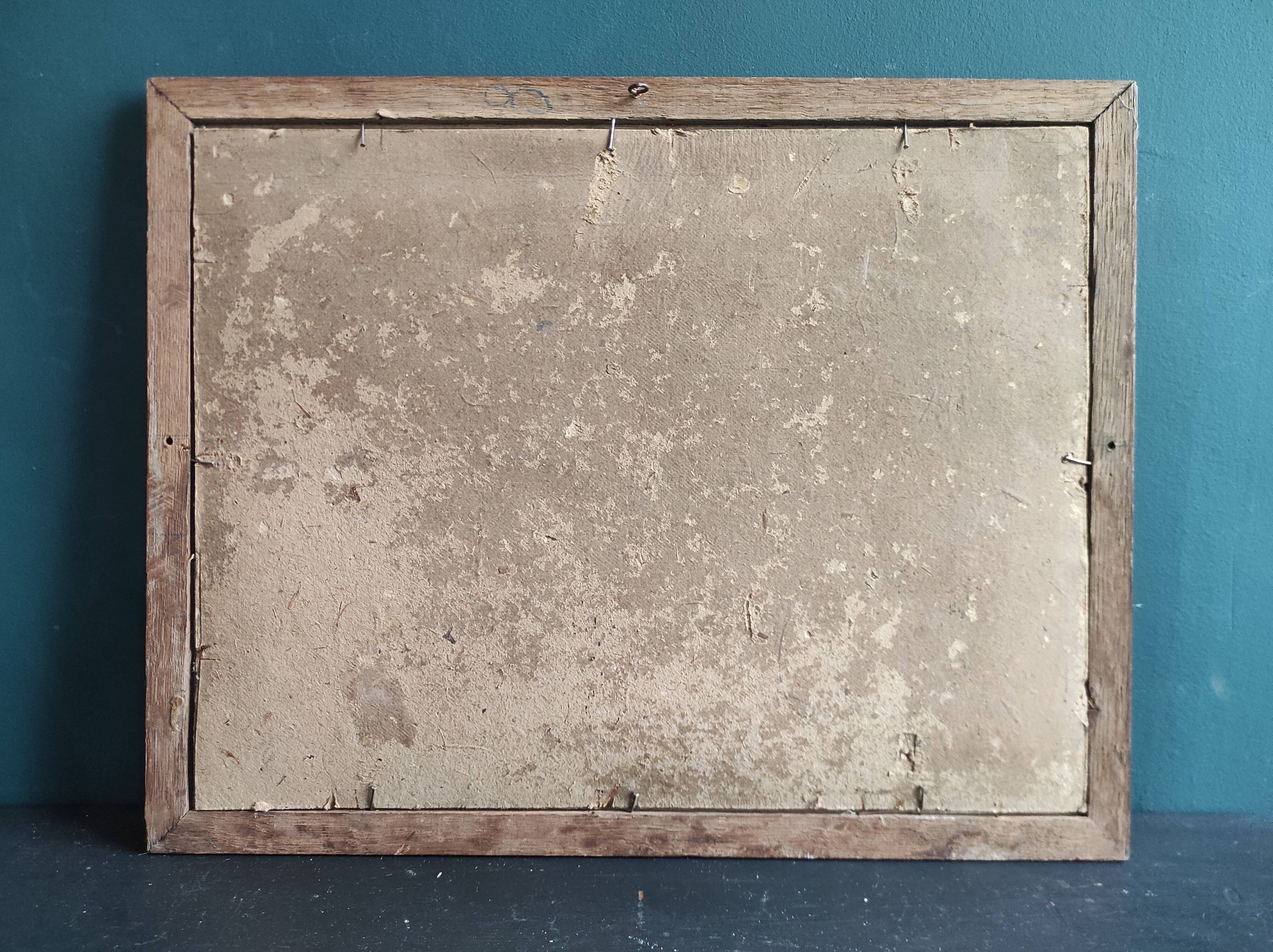 Vintage French watercolour of a village with a church, signed Vellat, from 1929  View on Etsy Copy