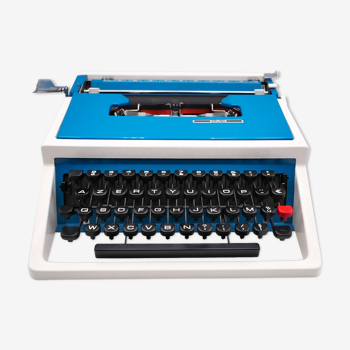 Typewriter BMB Idem underwood 315 blue revised ribbon new