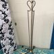 Lamppost twisted wrought iron and brass vintage