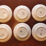 12 assiettes plates "Valence" Moulin des Loups Orchies