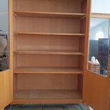 Ancienne armoire vitrine écolière