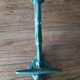 Towel holder and coat hook enameled cast iron