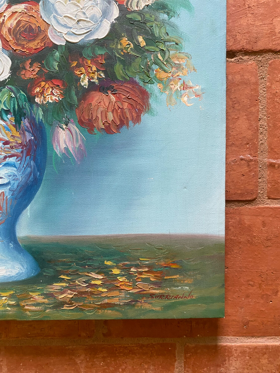 Vintage oil on canvas