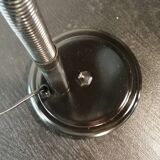 Large black Aluminor desk lamp made in France vintage 1970